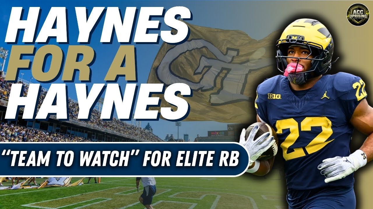 Top Transfer WANTS GEORGIA TECH! Justice Haynes #3 RB INTERESTED in GT!