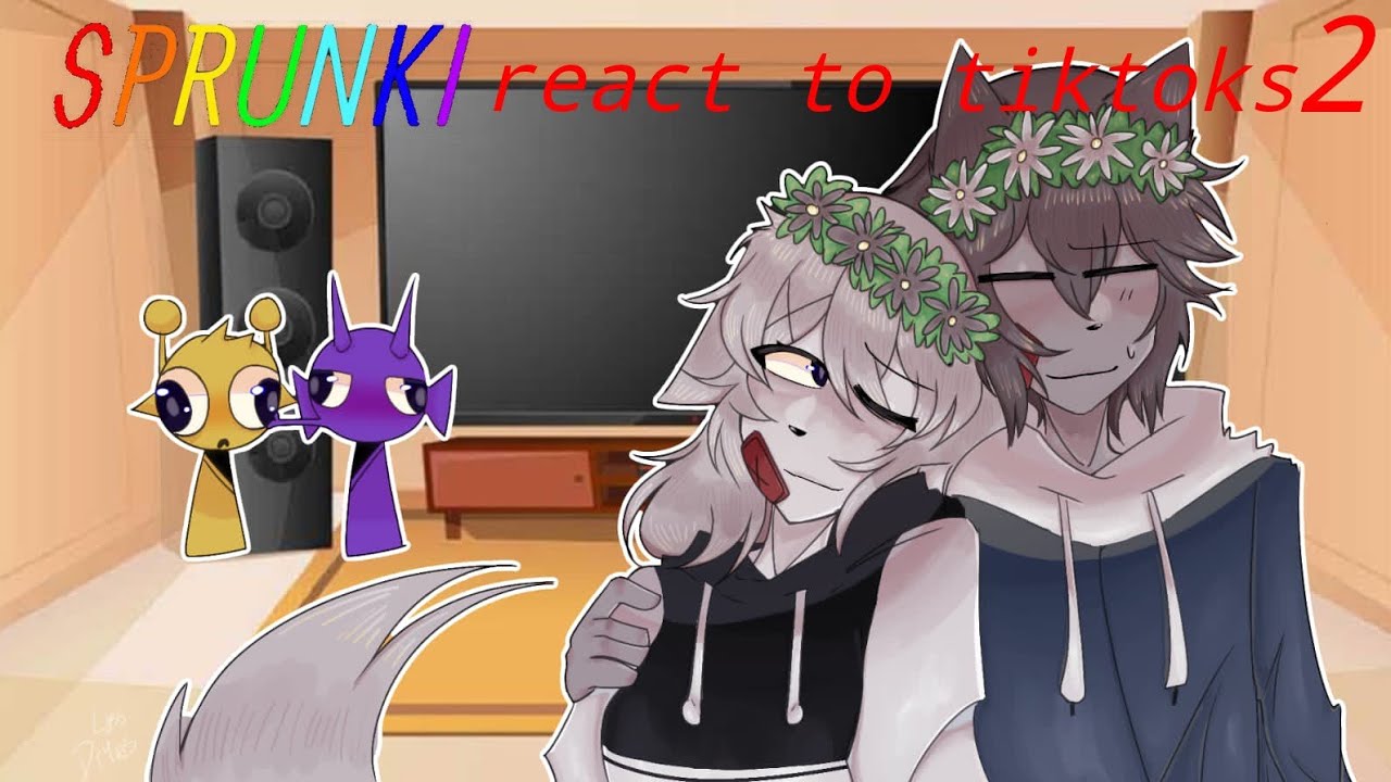 🌹Sprunki incredibox react to tiktoks 2🌹/my au/🇺🇸/ 🇪🇸