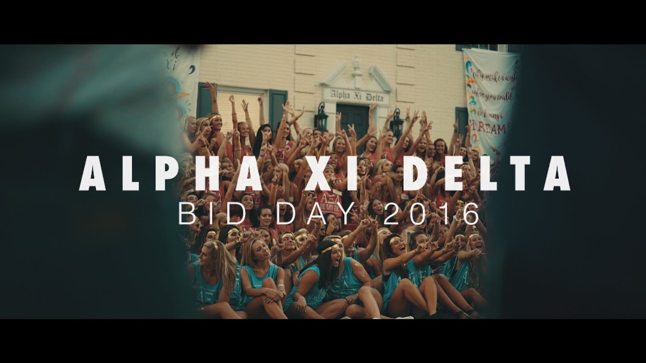 Alpha Xi Delta - Bid Day 2016