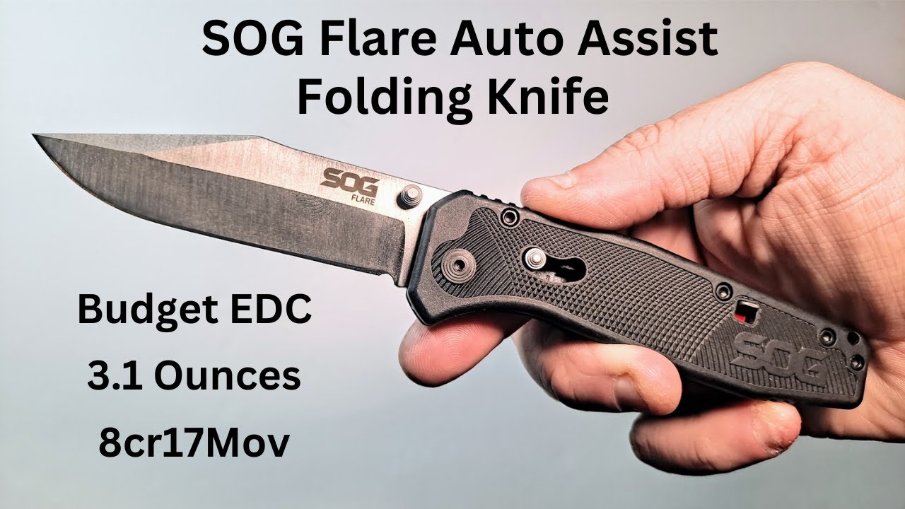 SOG Flare &mdash; бюджетный складной нож EDC от Auto Assist