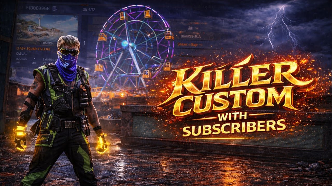 KILLER CUSTOM With SUBSCRIBERS 🔥 | Live Stream