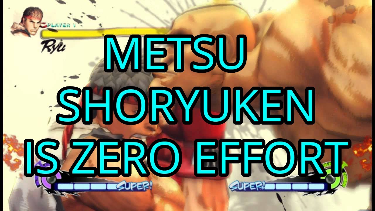 Плохой баланс: Метсу Сёрюкен из SF4 Ryu