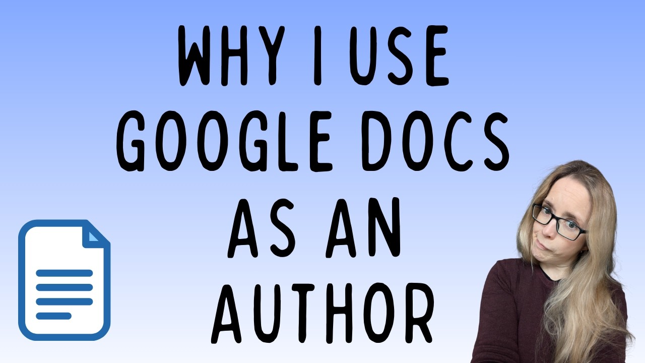 Why I use Google Docs as an author #authortube #authortubersassemble