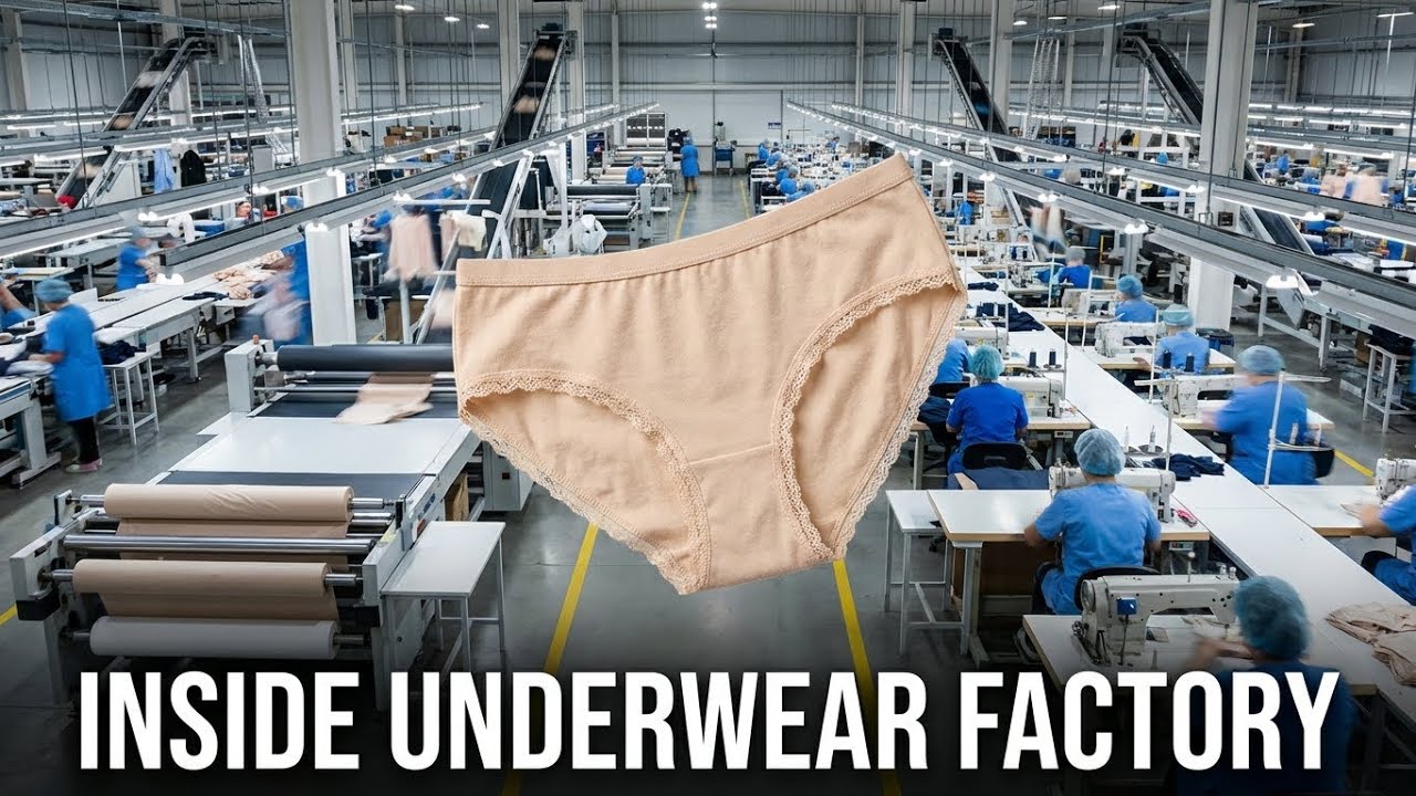 Inside the Women’s Underwear Factory – Full Manufacturing Process