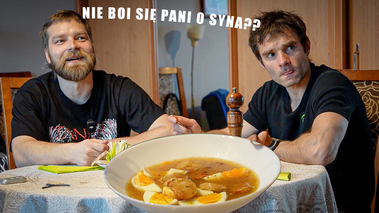 W domu rodzinnym Marcina Banota (żurek jego Mamy)