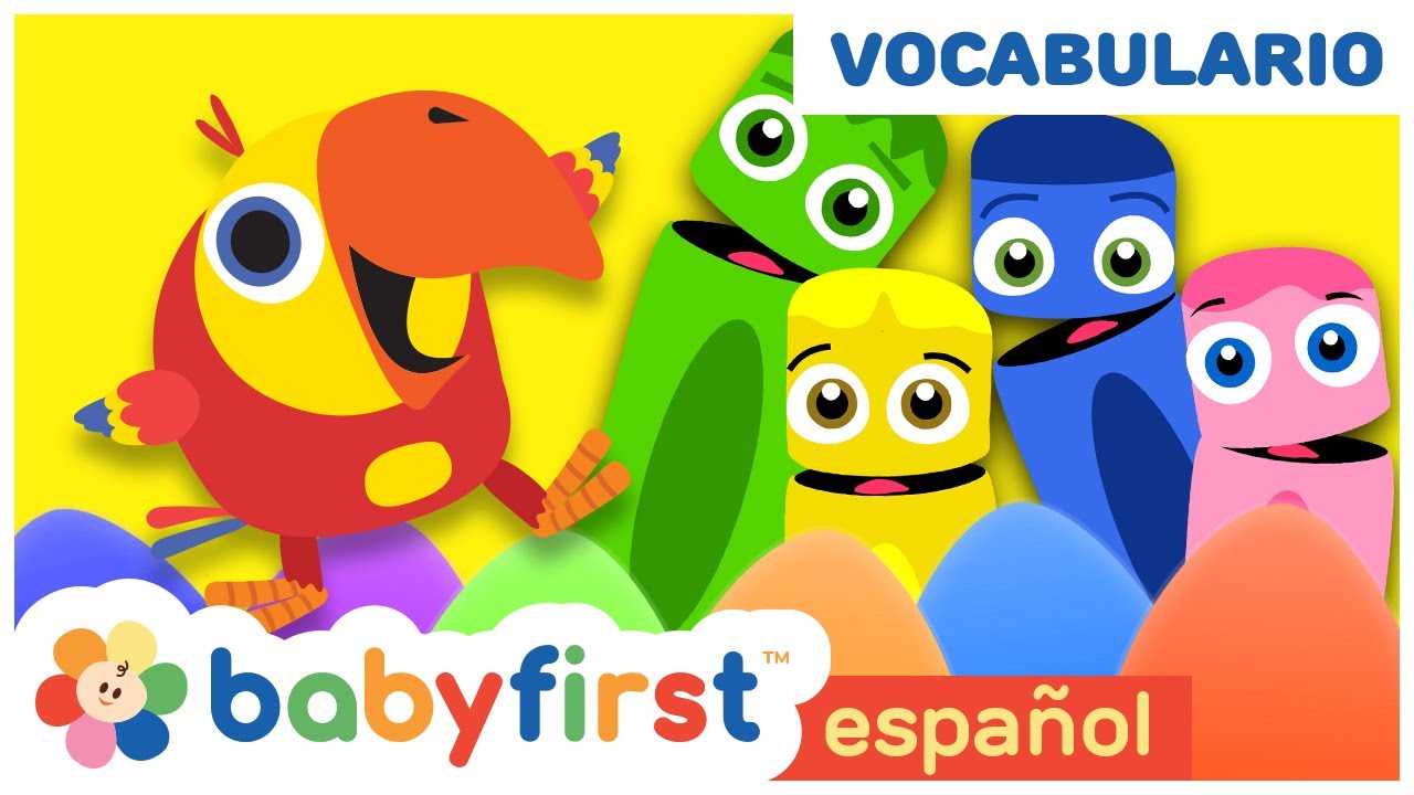 Colores en español para niños y huevos sorpresa | Pandilla de Colores | Babyfirst tv español