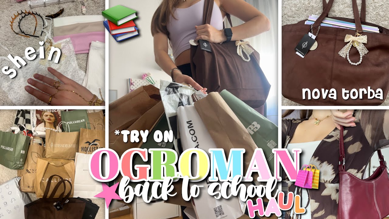OGROMAN back to school HAUL 🏫🤑🛍️ *try on