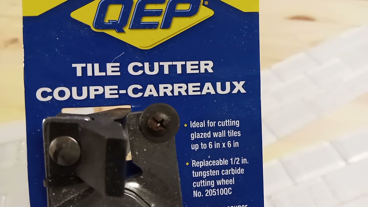 How to use Handheld Tile Cutter for Backsplash.