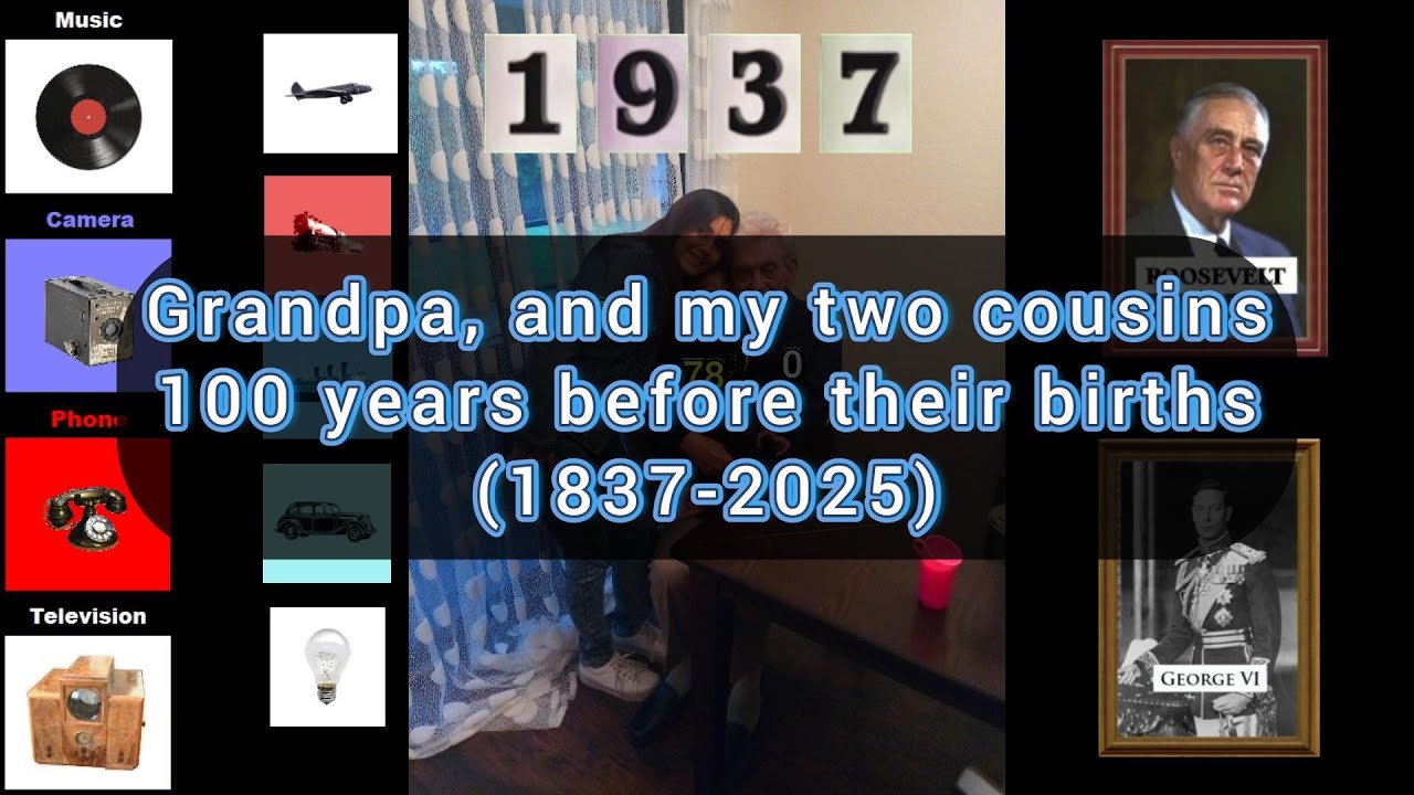 Grandpa, and my two cousins (1837-2025)