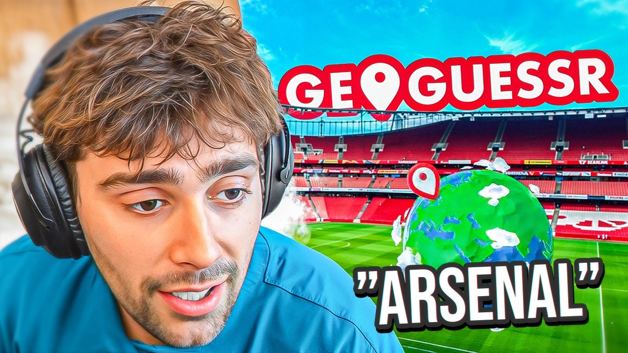 Geoguessr men det FODBOLD STADIONS!