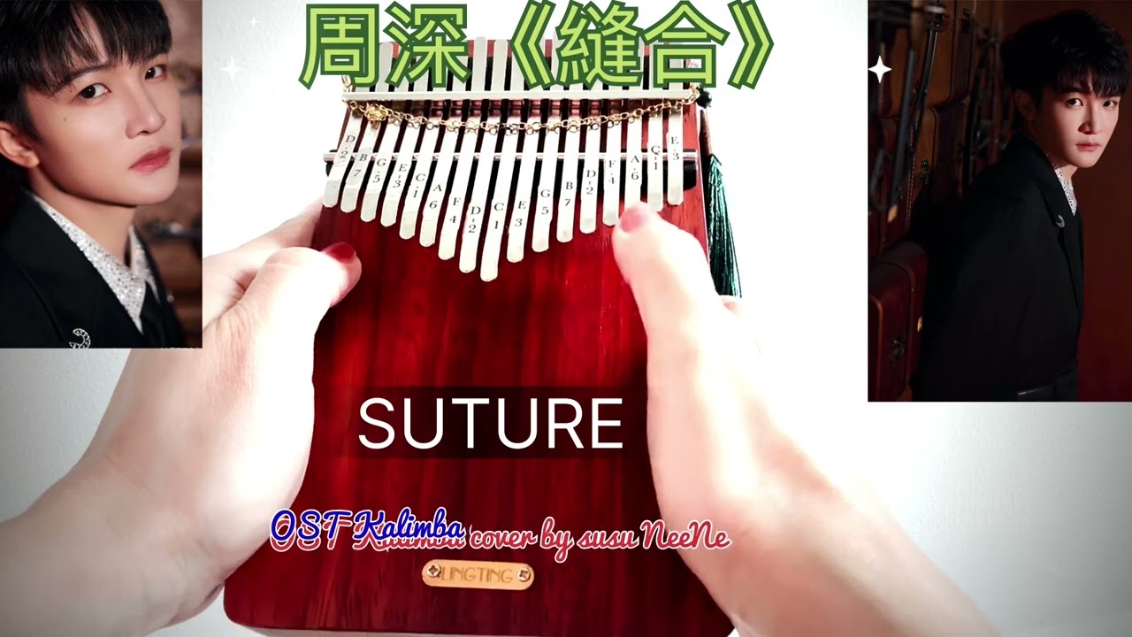 #周深 反深代詞新專輯中一首歌《#缝合》Fénghé #Zhou Shen [Suture] OST Kalimba cover by susu NeeNee ❤️‍🩹🌹