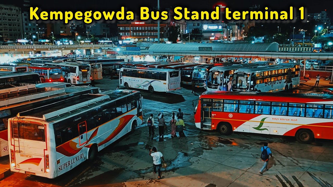 Kempegowda Bus Terminal 1, Bengaluru, Tirupati, Hubli, Vijayapura....#viralvideo #video