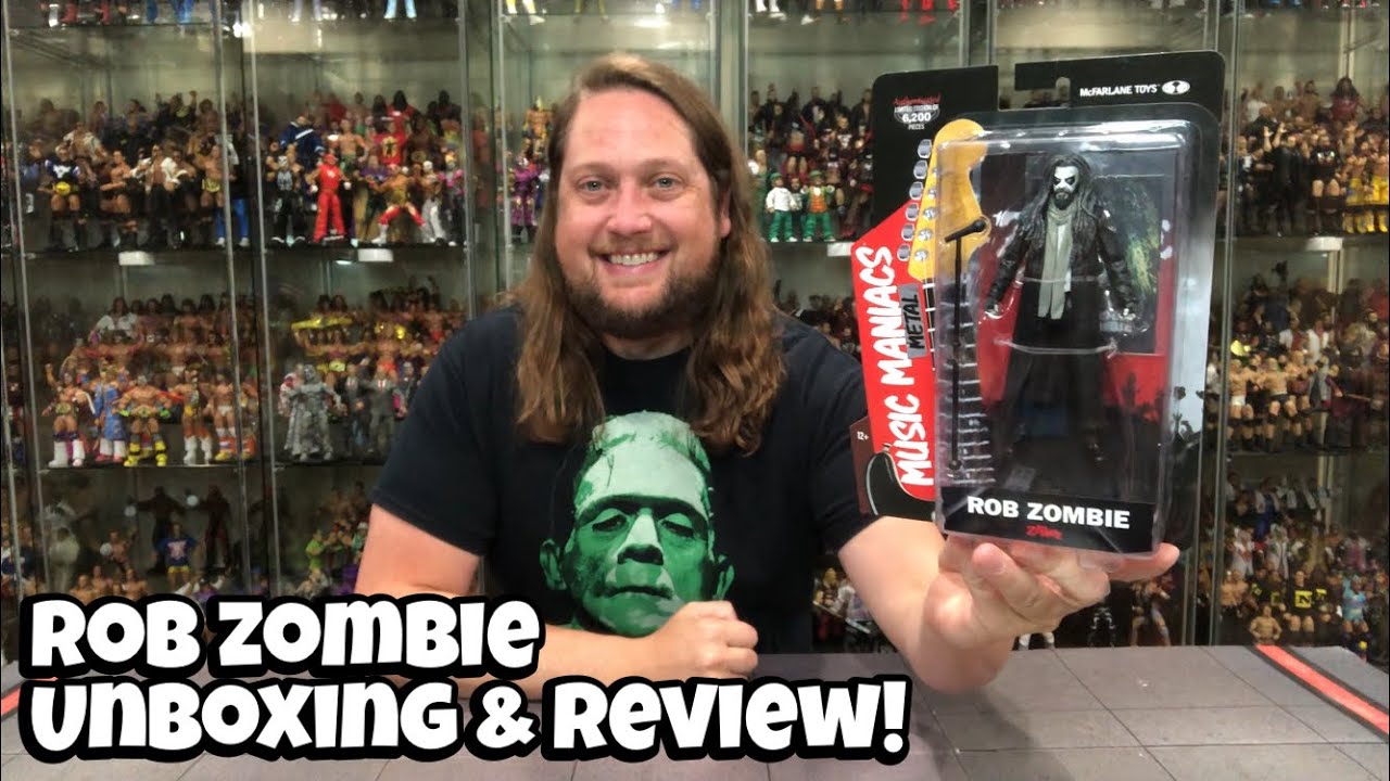 Rob Zombie McFarlane Toys Music Maniacs Unboxing & Review!