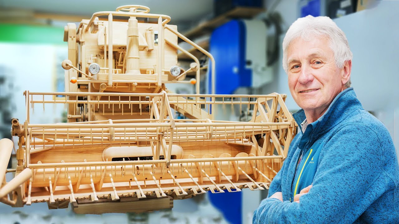 Claas Matador Gigant: Detailgetreues Holzmodell – Heinz Wunderlichs Meisterwerk