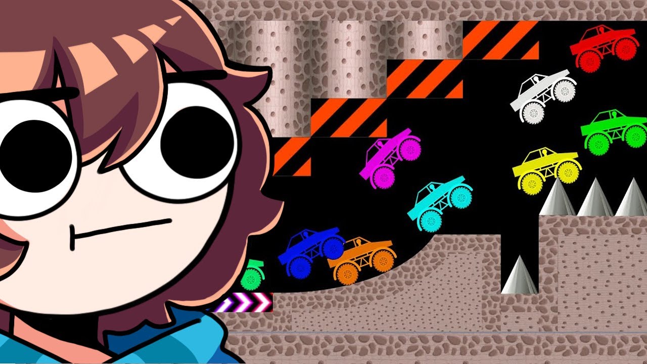 LA CARRERA MÁS ÉPICA DE STICKMANS EN MONSTER TRUCKS