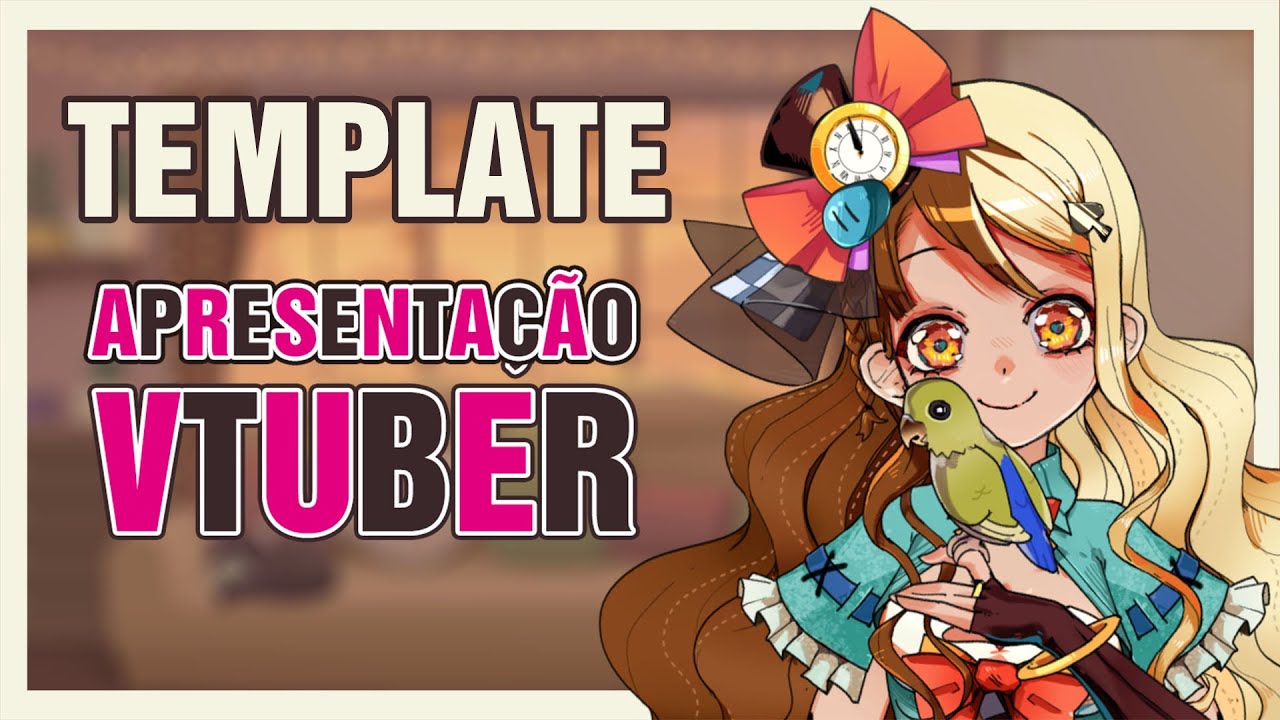CHROMA KEY TEMPLATE【Self introduction BR】Apresentação Vtuber BR #SelfIntroBR