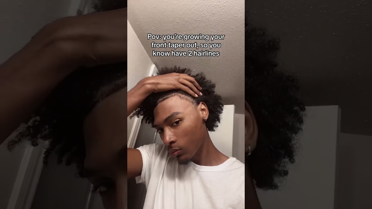 Growing out the front taper