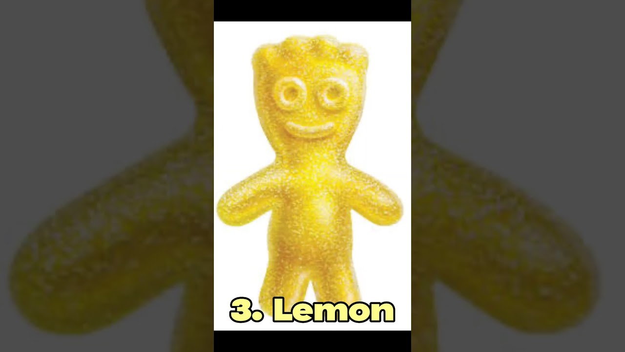 Ranking Every Sour Patch Kids Flavour #shorts #candy #sourpatchkids #ranked