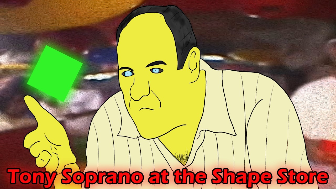 A High Concept Bit About Tony Soprano at the Shape Store