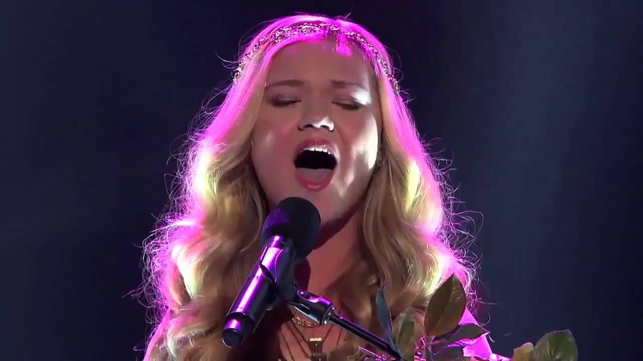 ▶   Rion Paige Sings Ellie Goulding's Song Your Song - American Idol