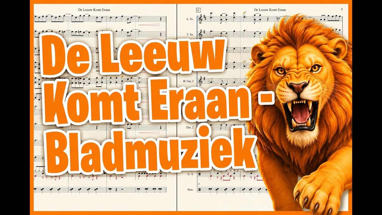 Samuel Welten - De Leeuw Komt Eraan (WK2026) Bladmuziek