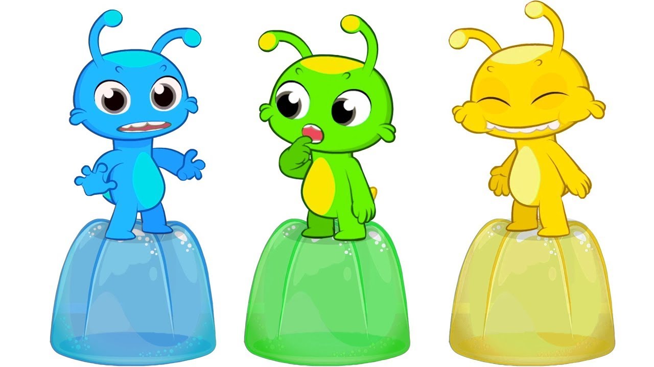 Aprende Colores con Gelatina 🟦🟡🟩 | Canciones Infantiles Divertidas y Educación Preescolar | Groovy