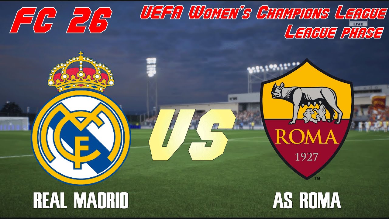 FC 26 | 25/26 UWCL | Simulation | Real Madrid vs Roma | Full Match