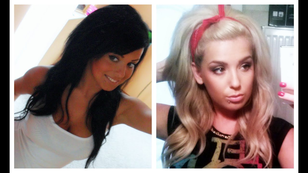 Zrób to sam:Jak zeszłam z czarnego koloru włosów do koloru  blond