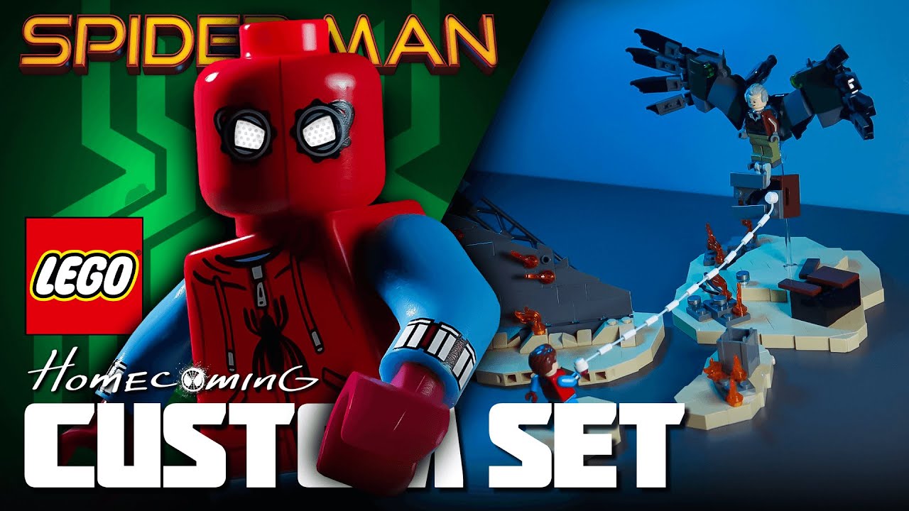 LEGO Spiderman Homecoming Final Battle MOC | Пошаговое руководство! (БЕЗ СПОЙЛЕРОВ NWH)