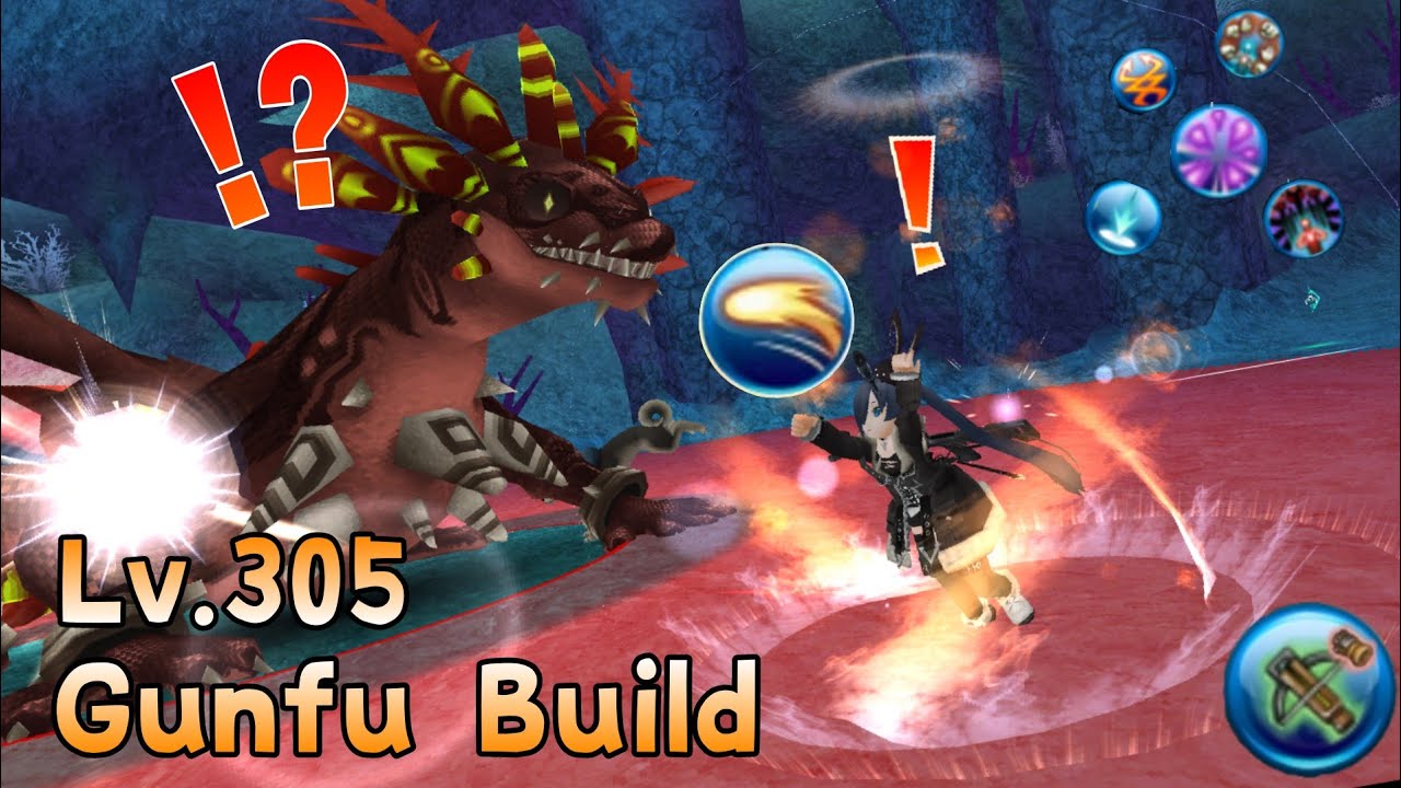 Lv. 305 Gunfu build (Bowgun/Knuckles) w/ Parabola || Toram Online