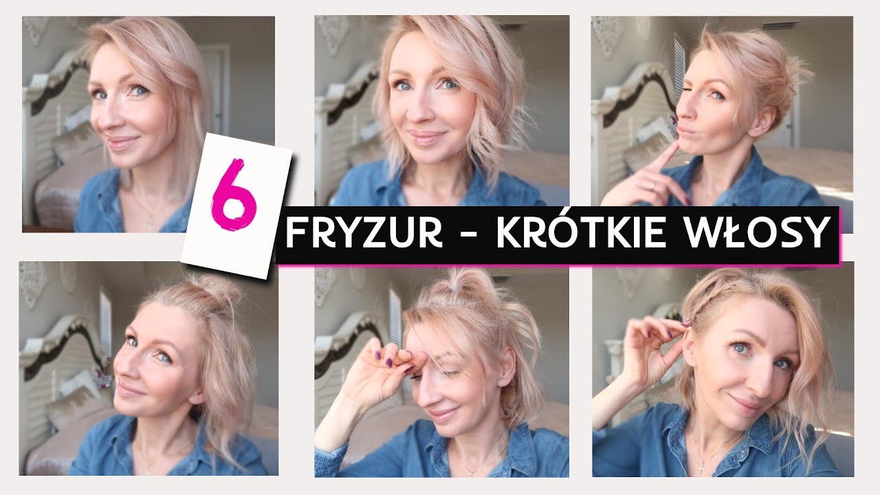 6PROSTYCH FRYZUR NA KRÓTKIE I PÓŁDŁUGIE WŁOSY / METODY NA  WŁOSY CIENKIE I DELIKATNE
