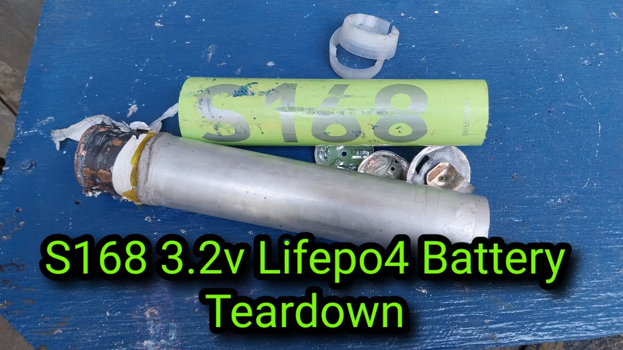S168 Lifepo4 Battery Teardown