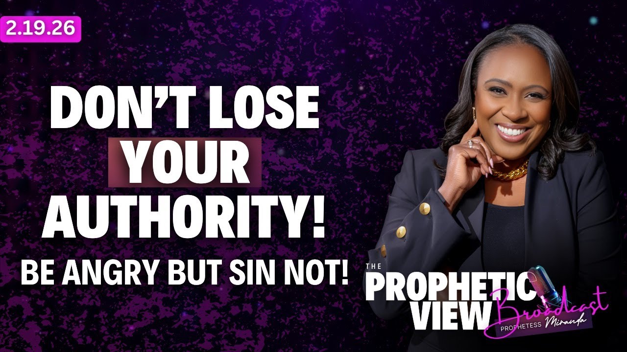 Don't Lose Your Authority! Be Angry But Sin Not! | Prophetess Miranda Ministries