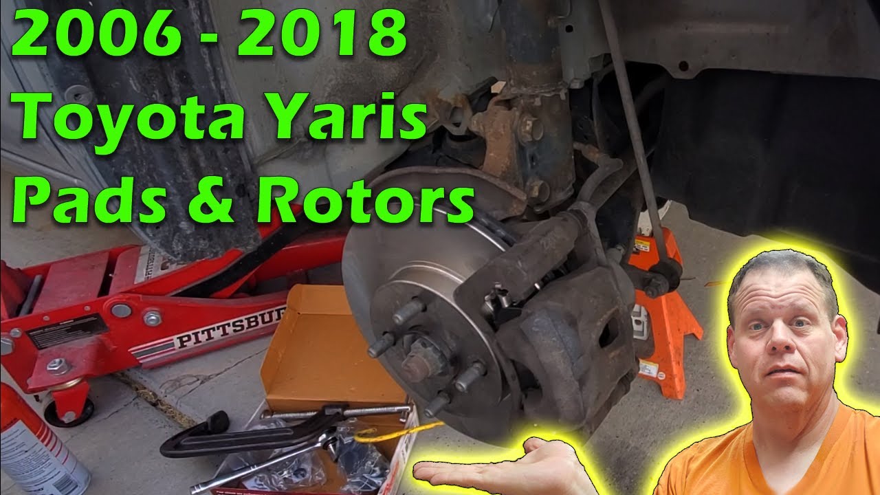 🔧 Как заменить тормозные колодки и роторы на Toyota Yaris 2006-2018 годов выпуска! (Пошаговое рук...