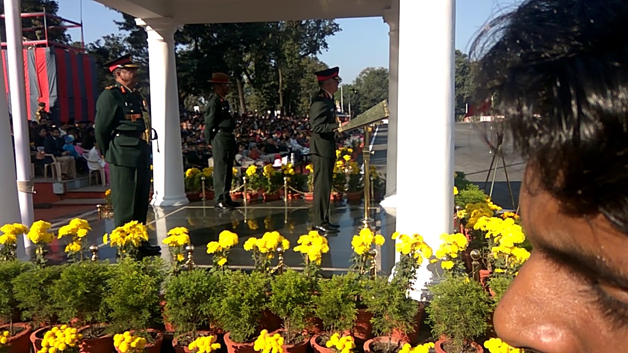 VCOAS Lt Gen Devraj Anbu addressing GCs during IMA POP Autumn 2018