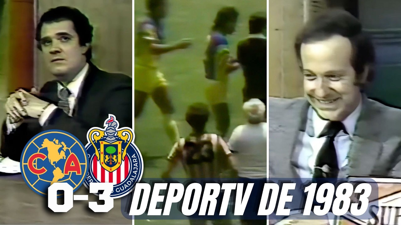 EN UN DEPORTV DE HACE DÉCADAS | América vs Chivas Resumen Semifinal 1982-83 | Roberto Gómez Junco