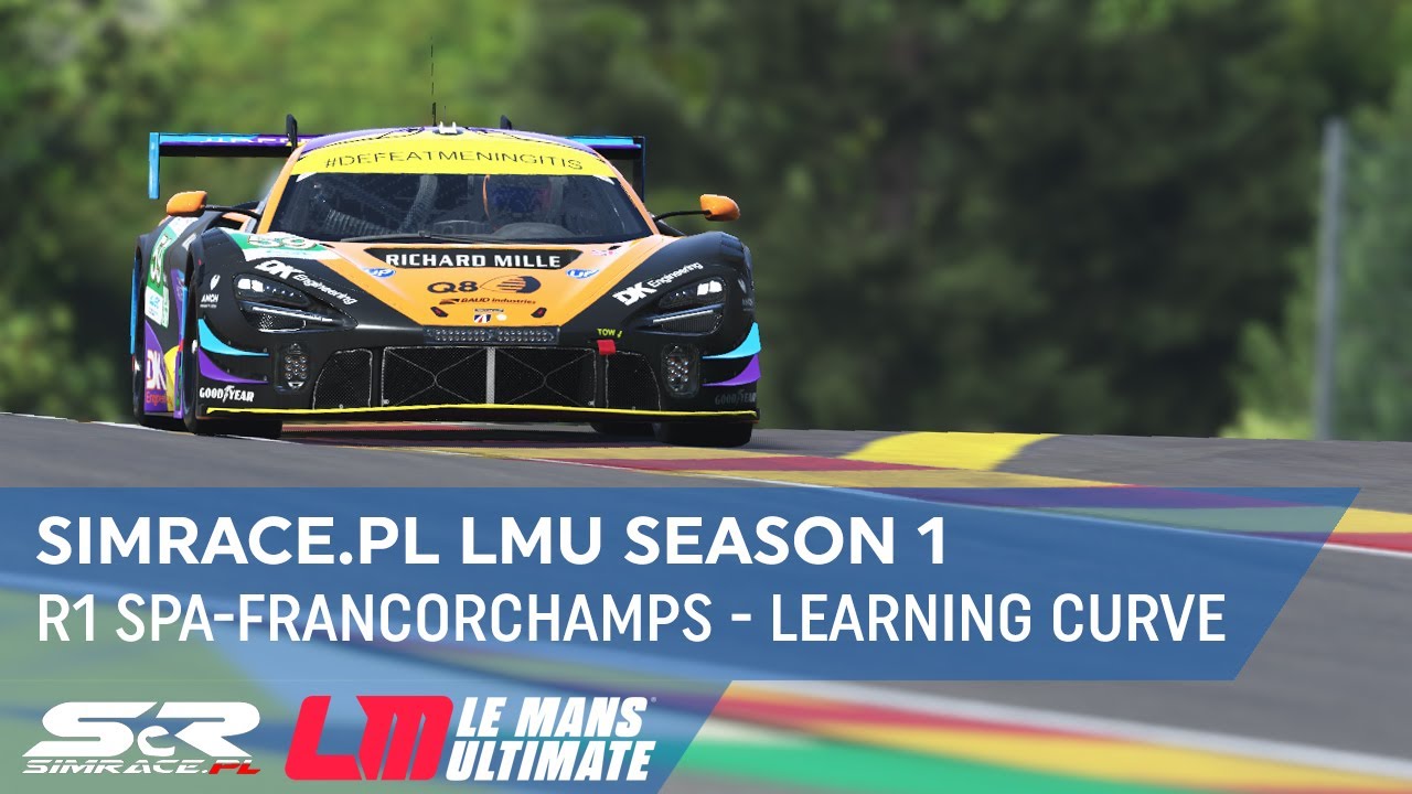 Simrace.pl Le Mans Ultimate S1R1: Learning curve at Spa-Francorchamps