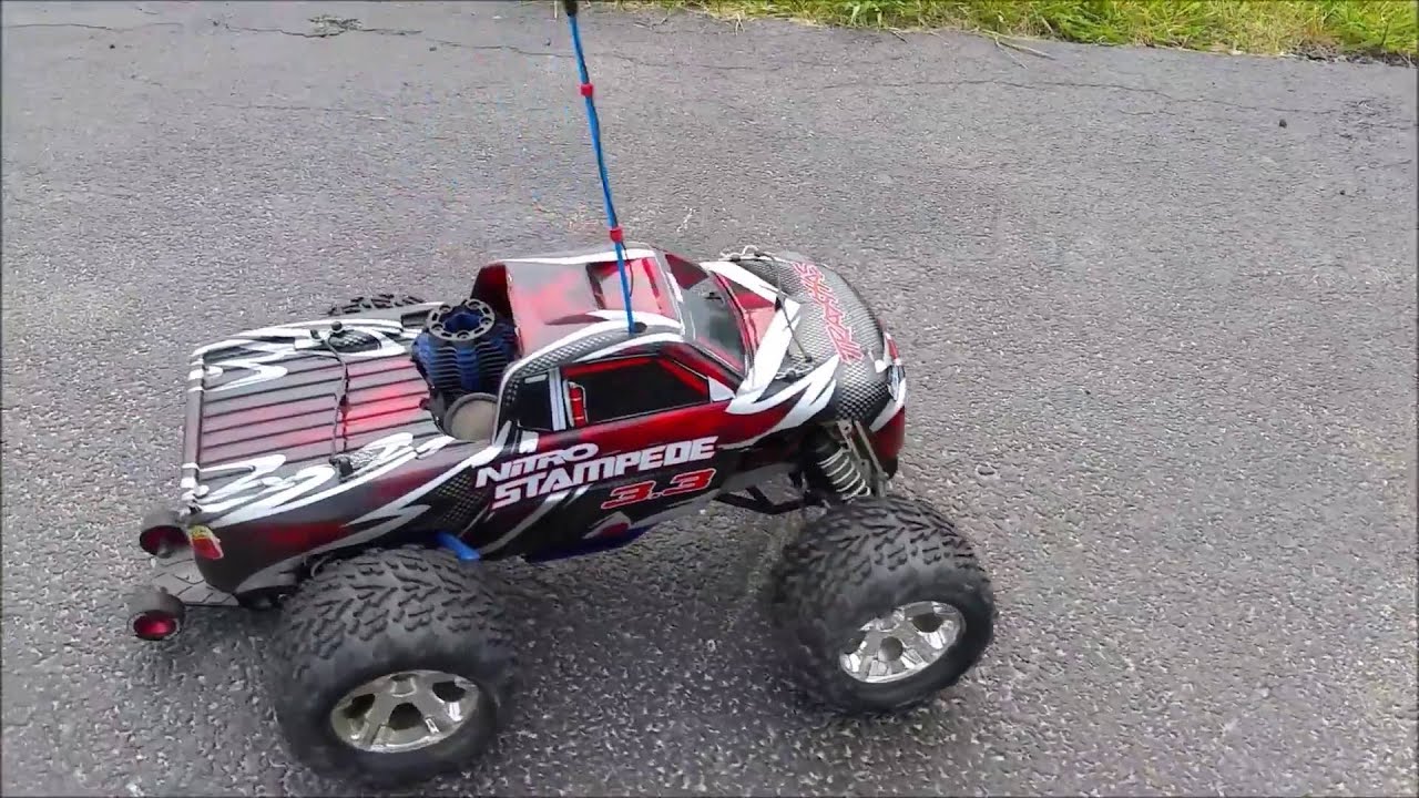 Traxxas Nitro Stampede 3.3 bash and jump session 5/29/2016