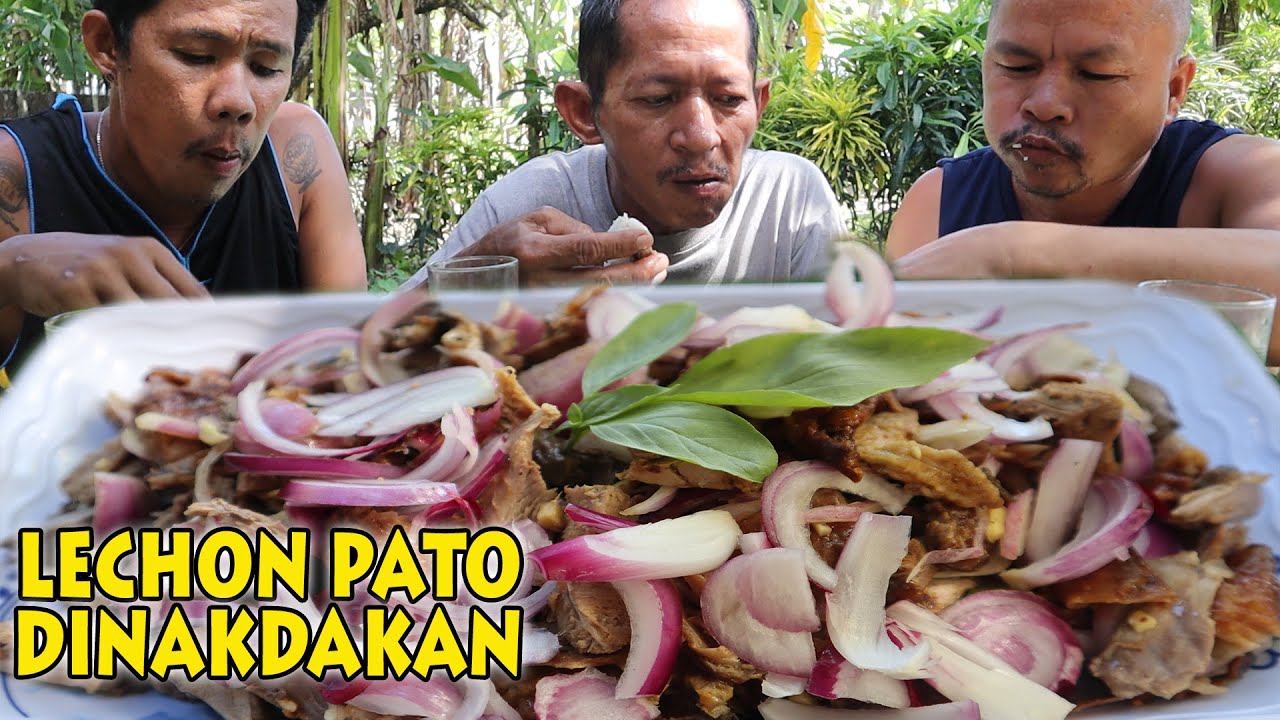 DINAKDAKAN NA LECHON PATO