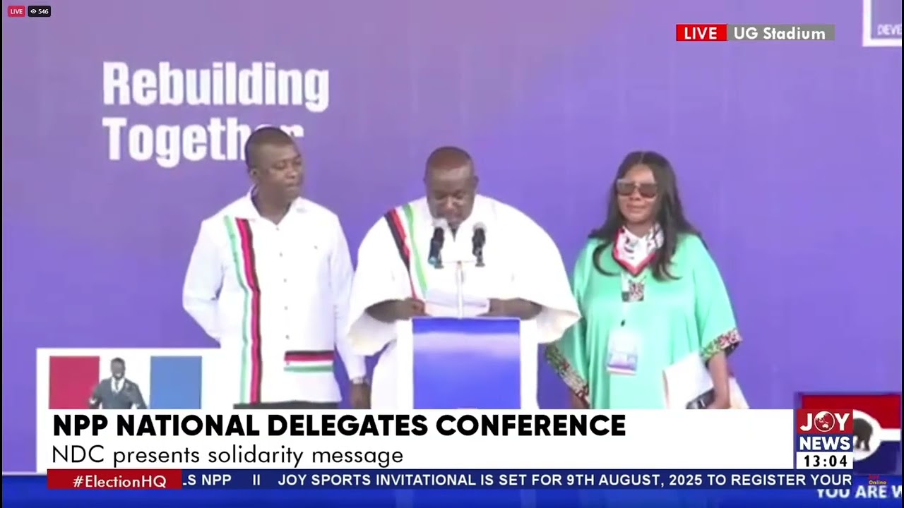 NPP Delegates Conference: NDC shares their solidarity message