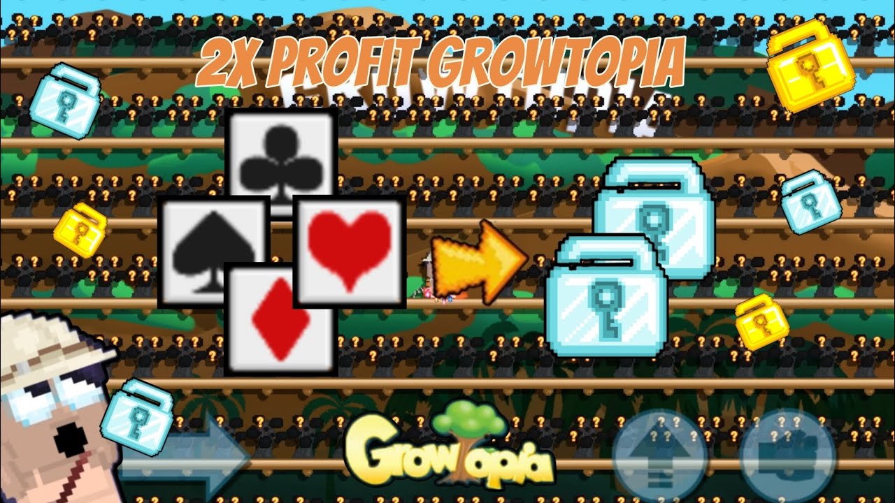2X Profit Card Block Mass!?? | Growtopia Profit 2024 | Easy Mass Growtopia