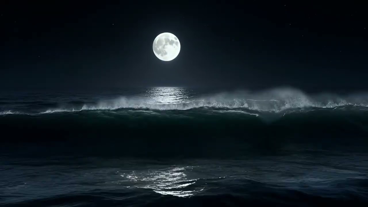 Ocean Waves and Soft Music