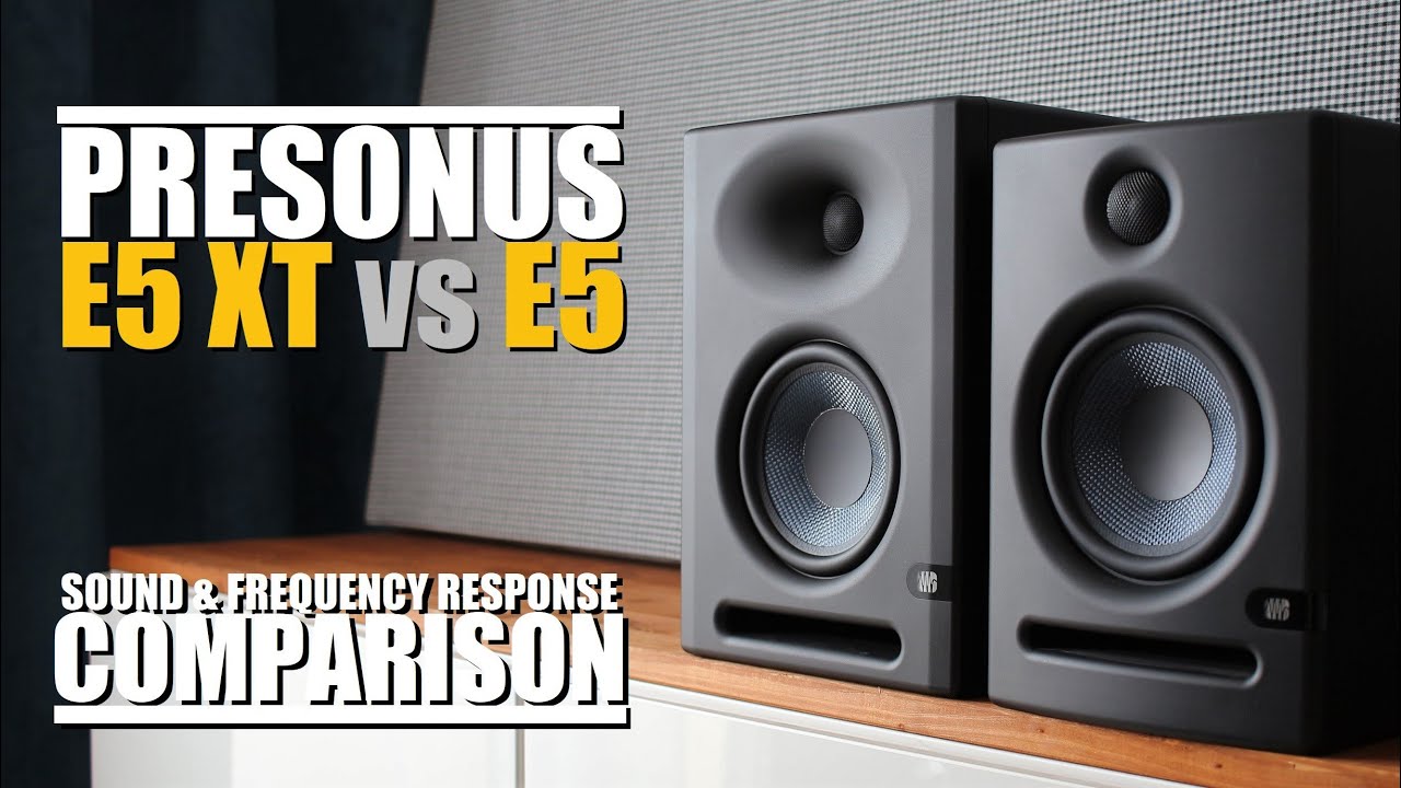 PreSonus Eris E5 XT против PreSonus Eris E5 (новый против старого) || Сравнение звука и частотных...