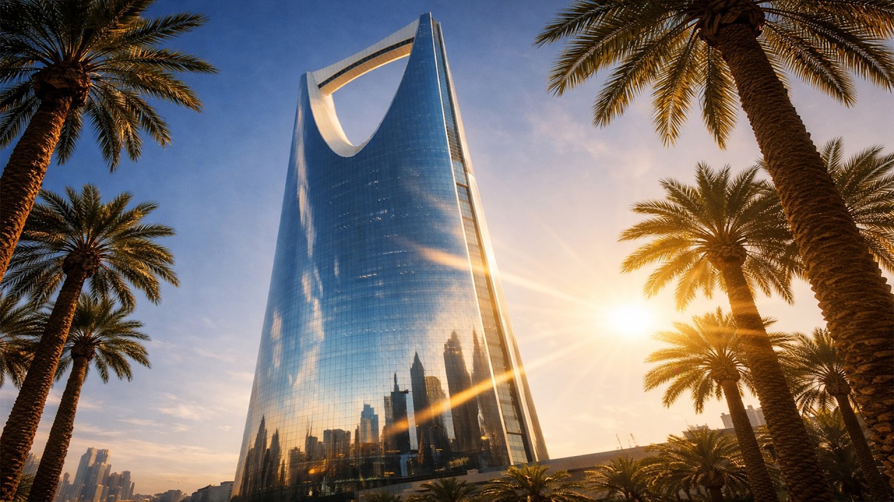 INSANE View From Riyadh’s Sky Bridge — You Won’t Believe This Cityscape! 🏙️😱