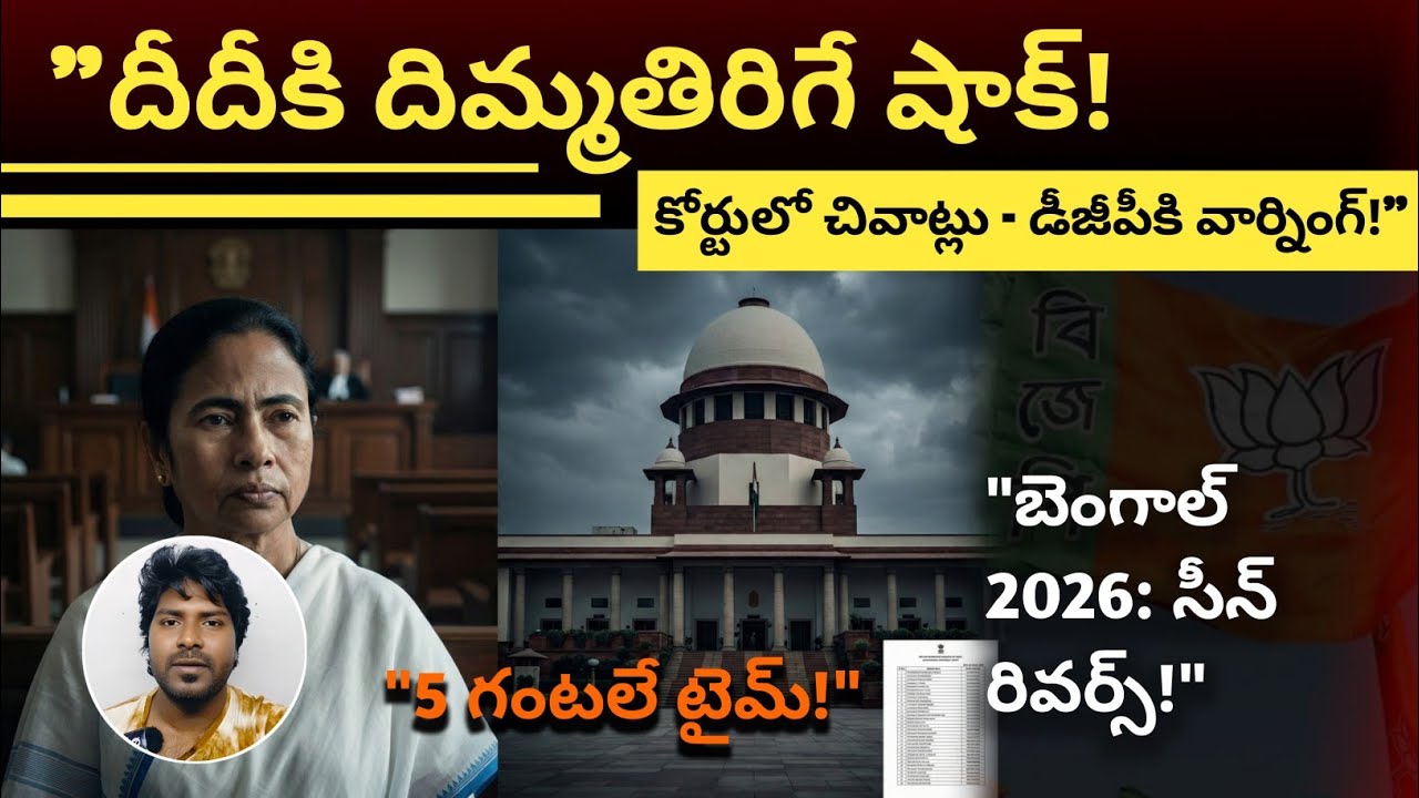 ​దీదీకి సుప్రీం షాక్! ⚖️ కోర్టులో మమతా బెనర్జీ ఓవర్ కాన్ఫిడెన్స్.. రివర్స్ కొట్టిన స్కెచ్!