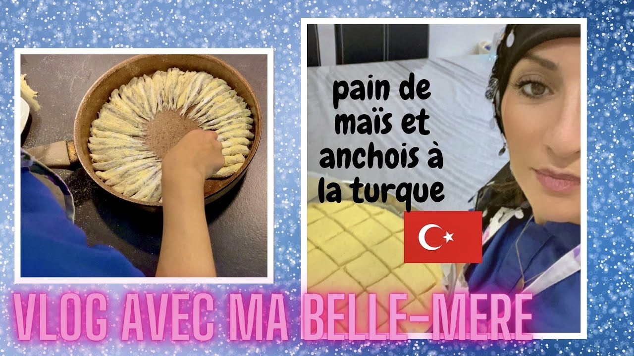 Recette turque 🇹🇷  anchois 🐟 et pain 🥖 de maïs  🌽  , hamsi 🐟 tava ve misir 🌽 ekmegi 🥖