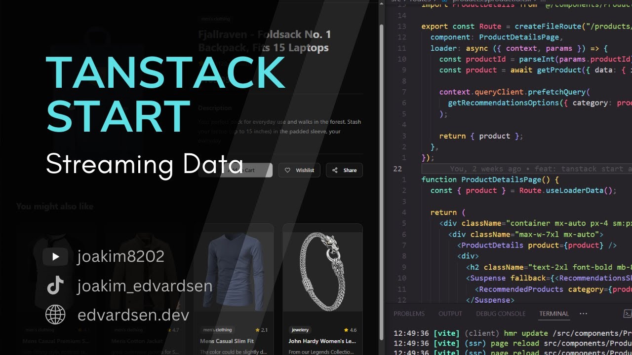 Advanced Data Fetching in TanStack Start