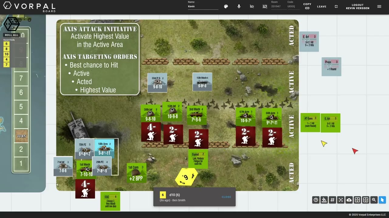 Field Commander: Patton Taking Mazzarino!