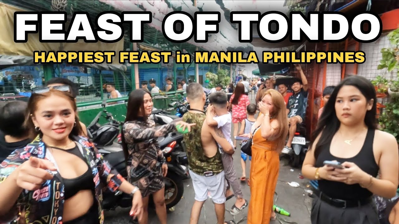 YOU'RE NOT ALLOWED TO REFUSE CHEERS and FOOD | FEAST of STO. NIÑO DE TONDO MANILA PHILIPPINES [4K]🇵🇭