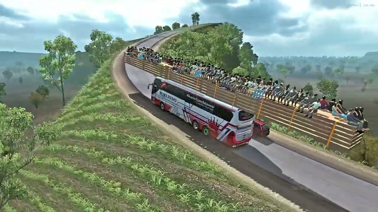 Bus Trip Through the Roof of the World - Euro Truck Simulator 2